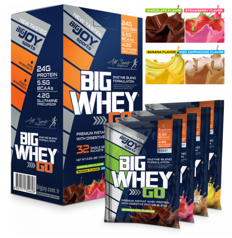 BigJoy Big Whey Go Protein 1040 Gr 32 Saşe