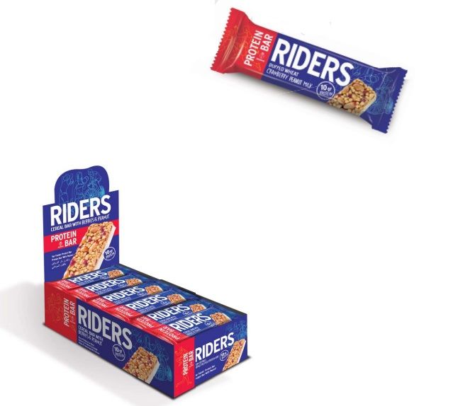 GRANIO Rıders Yer Fıstıklı Kırmızı Meyveli Protein Bar 24 x 40 Gr