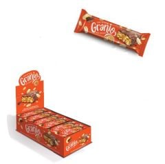 GRANIO Çikolatalı Fıstık ezmeli Bar 24 x 40 Gr