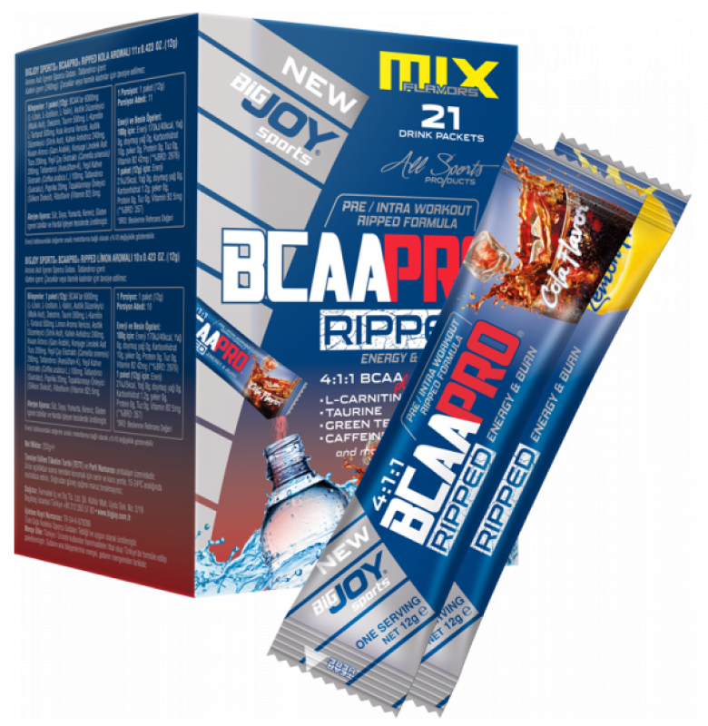 BigJoy Bcaa Pro Ripped Go! 21 Drink Packets