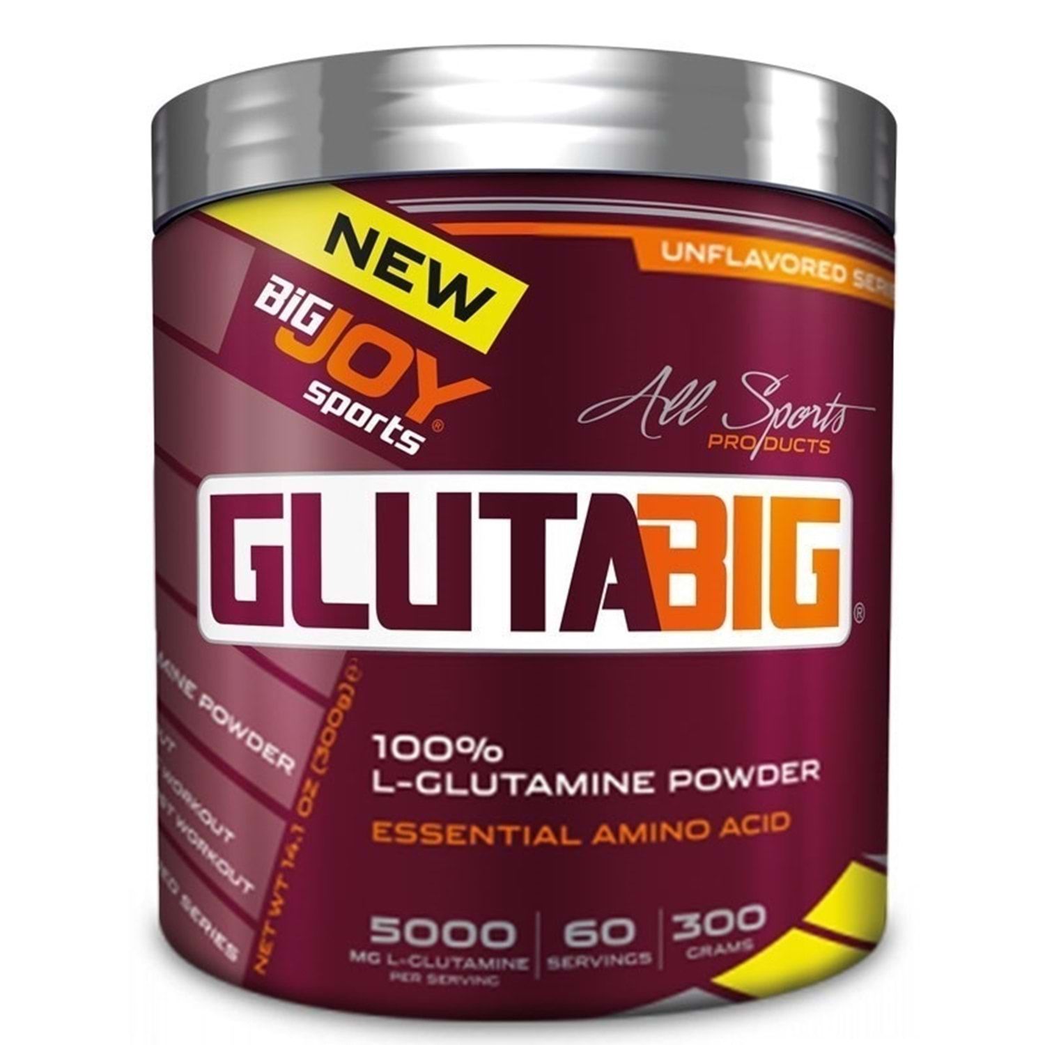 BigJoy Gluta Big %100 Glutamine Powder 300 Gr