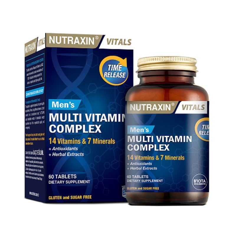 NUTRAXİN MEN'S MULTİVİTAMİN COMPLEX 60 TABLET
