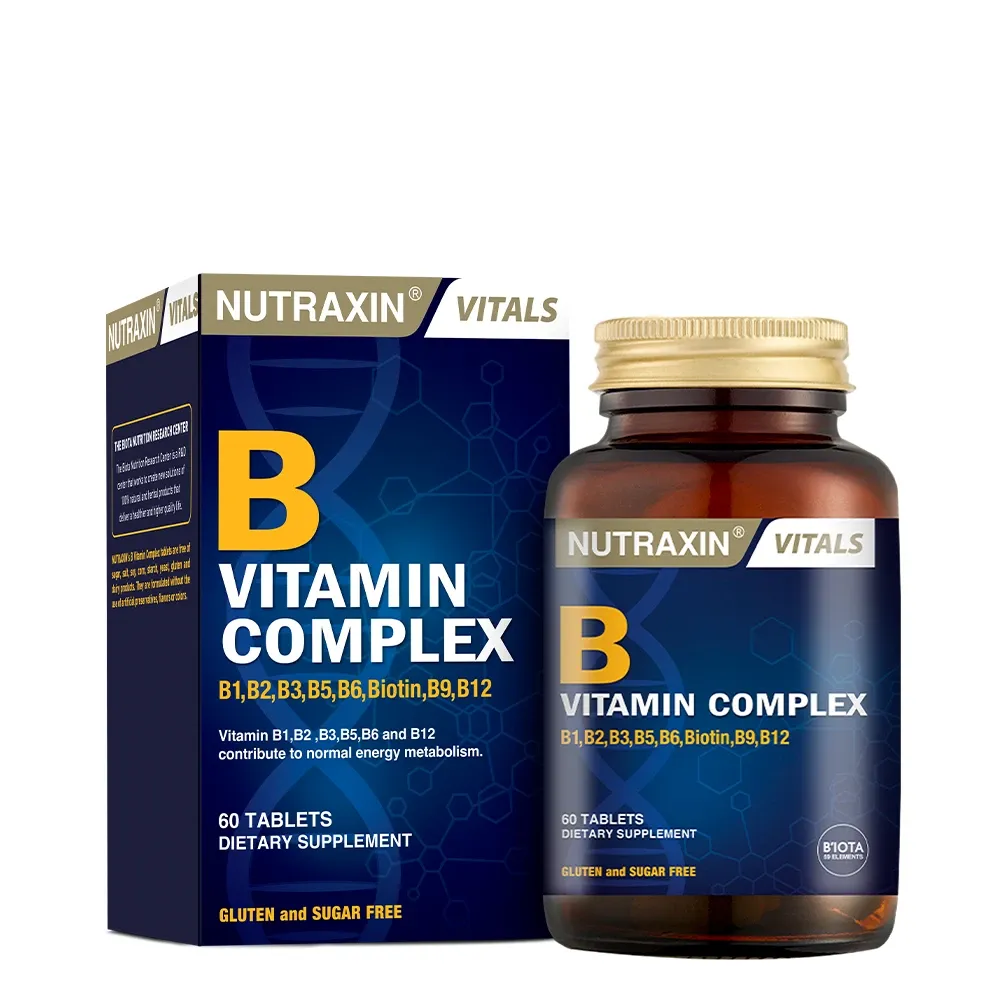 NUTRAXİN B VİTAMİN COMPLEX 60 KAPSÜL
