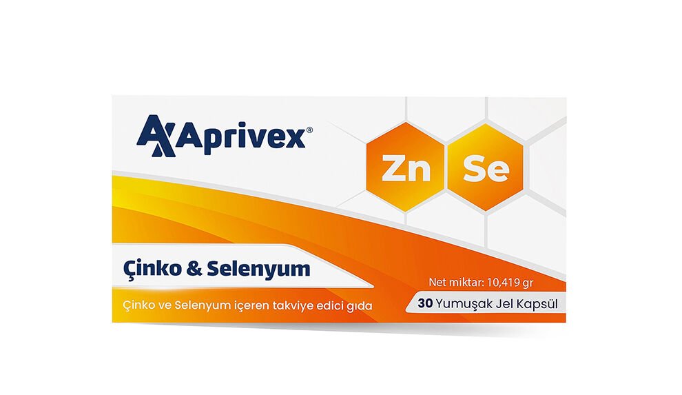 APRİVEX ÇİNKO+SELENYUM 30 YUMUŞAK KAPSÜL