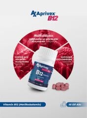 APRİVEX VİTAMİN B12 1000 MG 60 TABLET