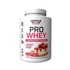MUSCLE FOOD PROWHEY PROTEİN 2160 GR ÇİLEK CHEESCAKE