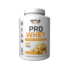 MUSCLE FOOD PROWHEY PROTEİN 2160 GR MUZ KURABİYE