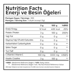 MUSCLE FOOD CREATİNE MONOHYDRATE 300 GR