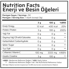 MUSCLE FOOD CREATİNE MONOHYDRATE 150 GR