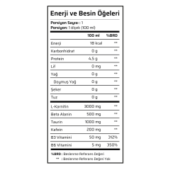 MUSCLE FOOD L-CARNİTİNE CARNİBURN 20 SHOT ŞEFTALİ MANGO