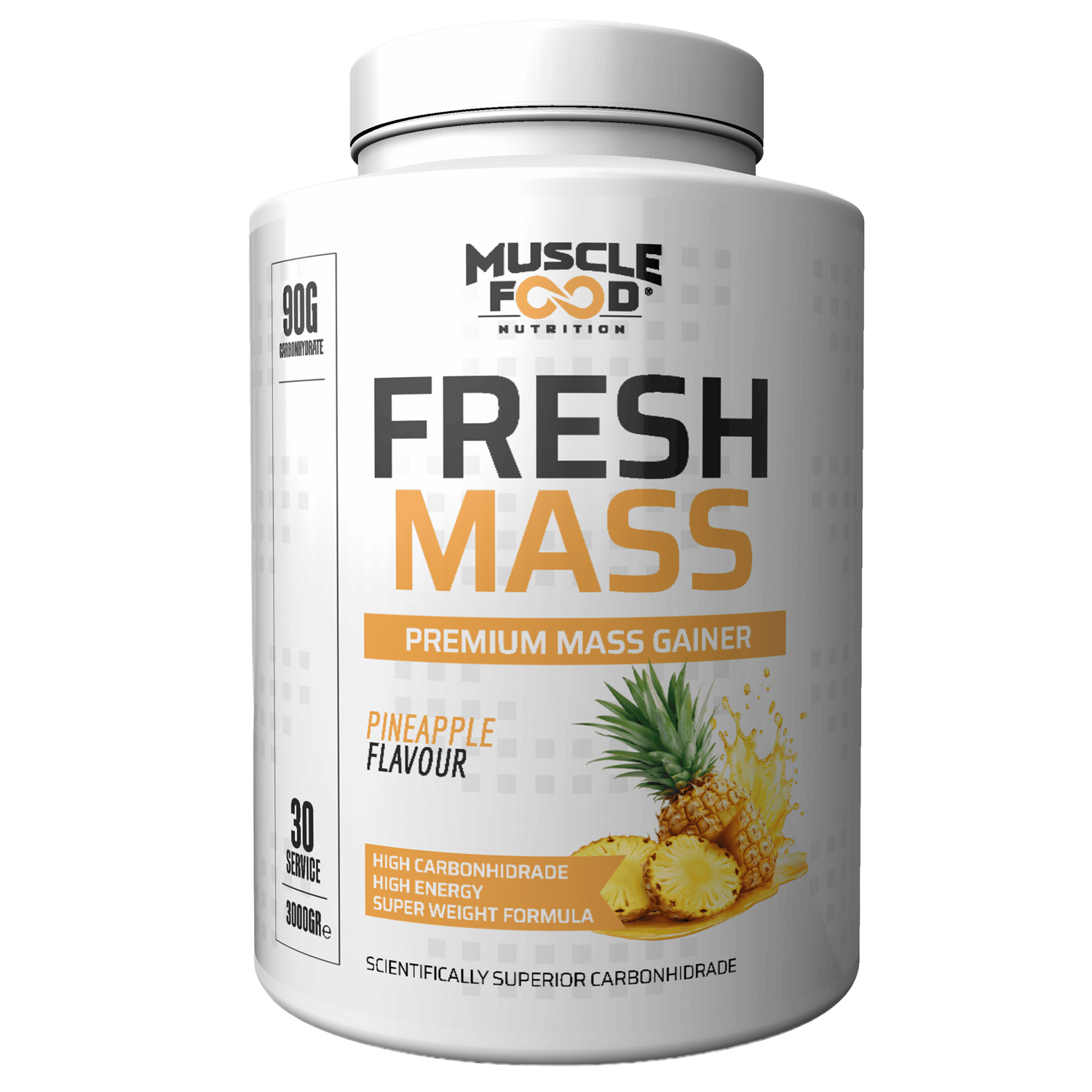 MUSCLE FOOD FRESH MASS 3000 GR ANANAS
