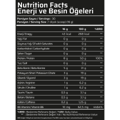 MUSCLE FOOD PRE-RAPTOR PREWORKOUT 480 GR VİŞNE