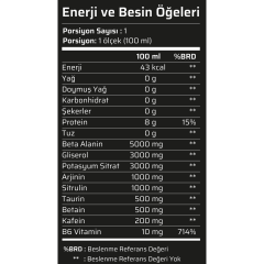 MUSCLE FOOD PRE RAPTOR PRE-WORKOUT 20 SHOT VİŞNE VE KARPUZ