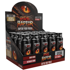 MUSCLE FOOD PRE RAPTOR PRE-WORKOUT 20 SHOT VİŞNE VE KARPUZ