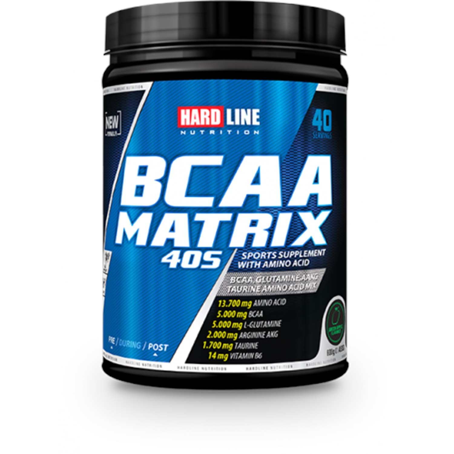 Hardline BCAA Matrix 40S 600 Gr